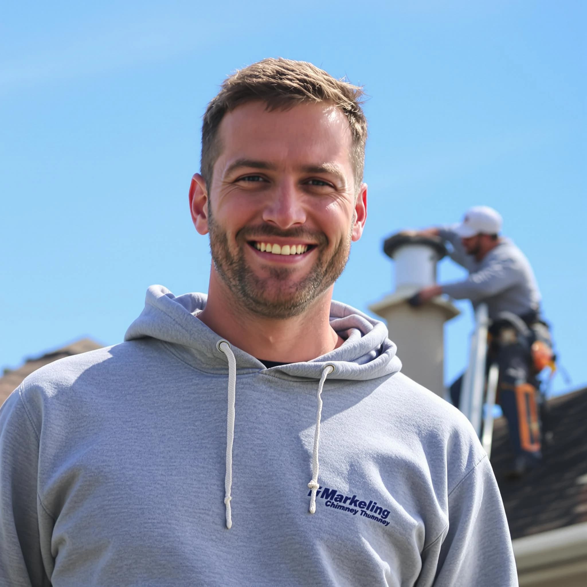 The Green Hill Chimney Sweep team.