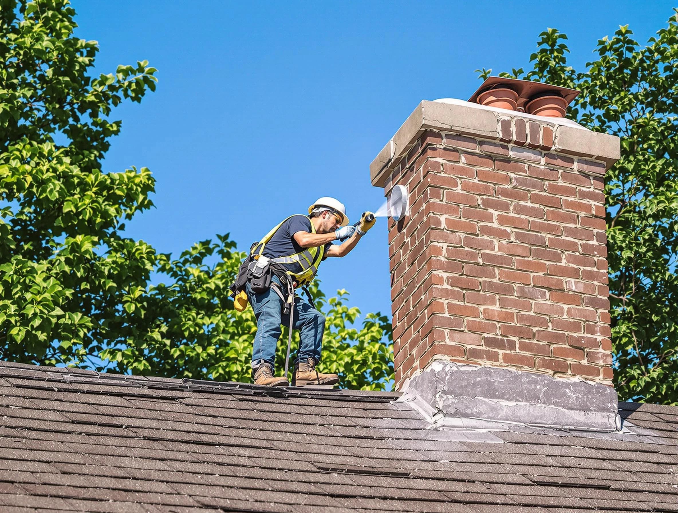 Green Hill Chimney Sweep performing an inspection with advanced tools in Green Hill, TN