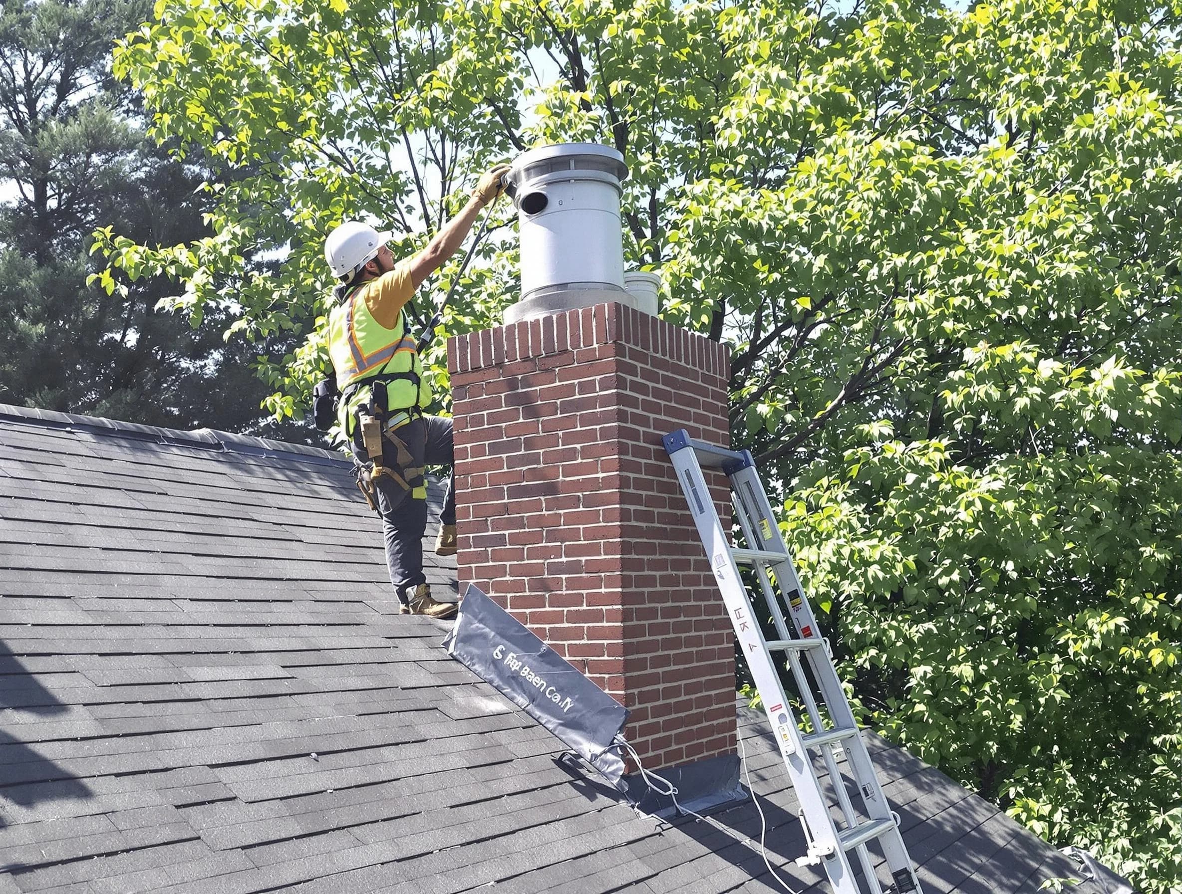 Chimney liner inspection by Green Hill Chimney Sweep in Green Hill, TN