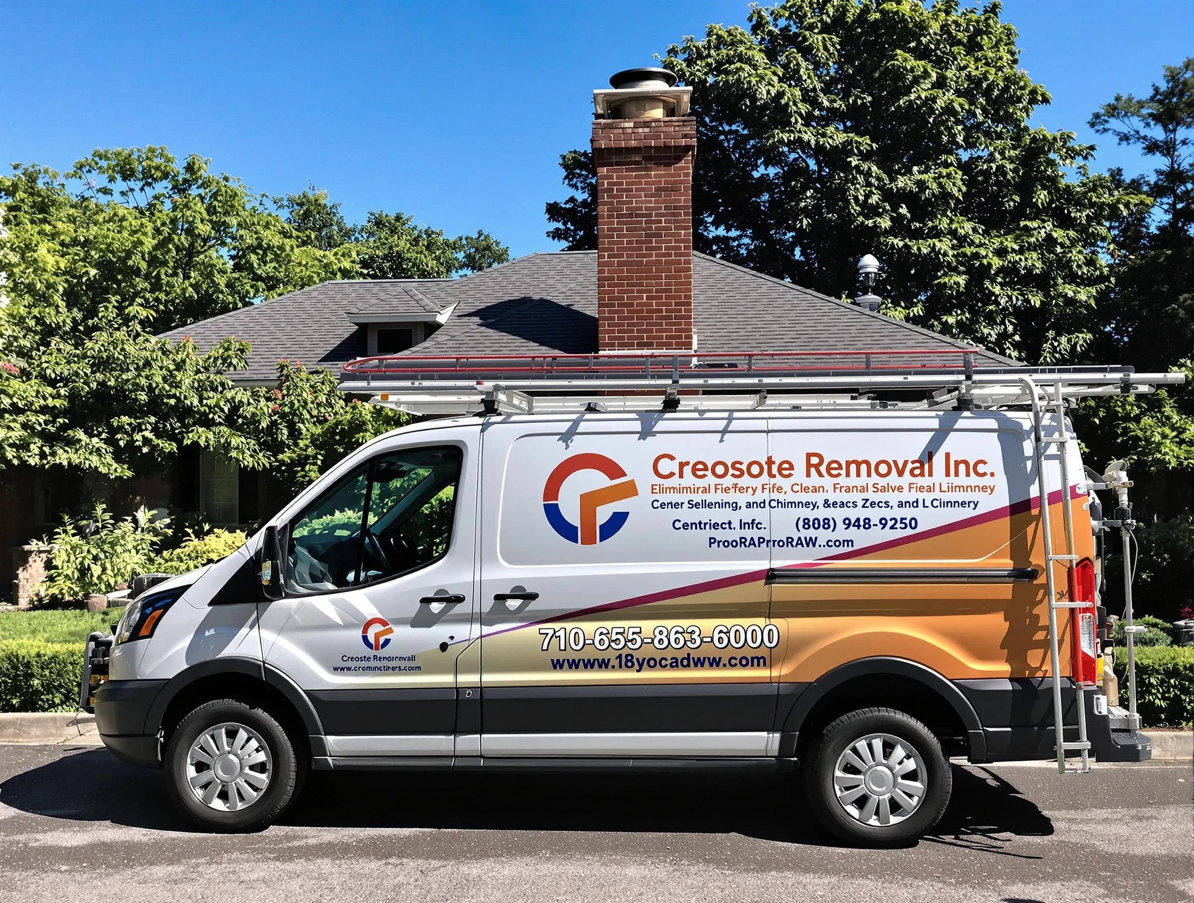 Green Hill Chimney Sweep technician removing creosote safely in Green Hill, TN