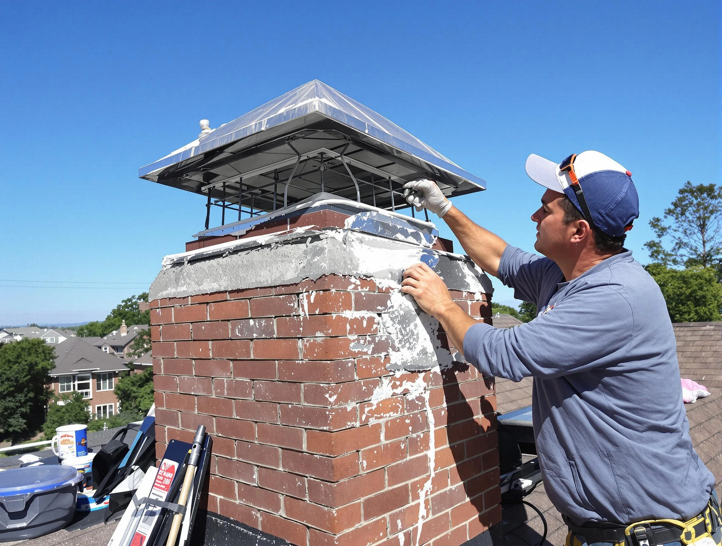 Chimney Crown Services in Green Hill