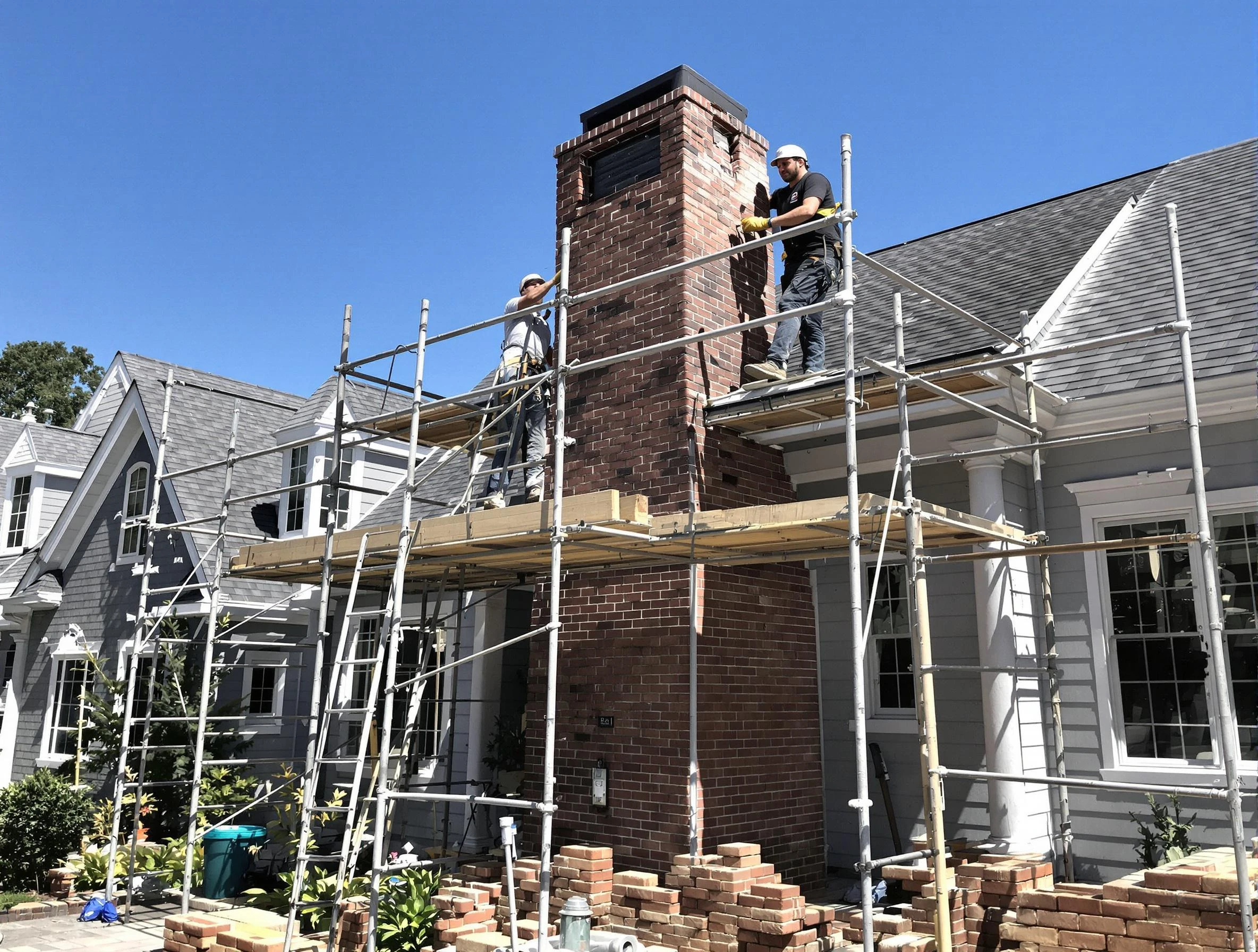 Chimney Rebuilding in Green Hill
