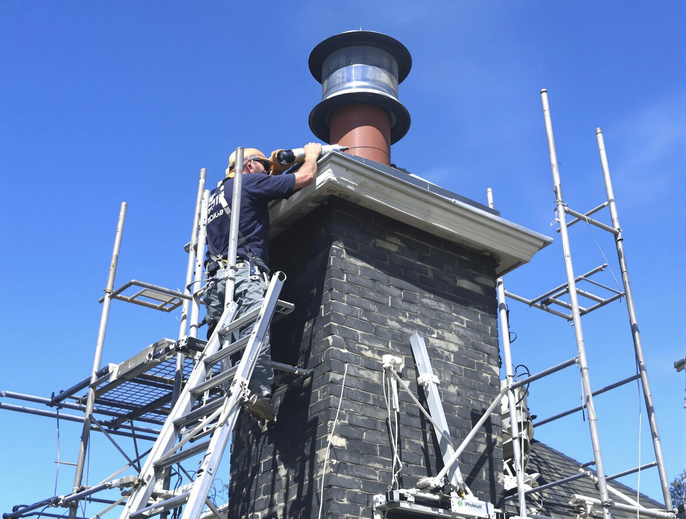 Sturdy chimney crown finished by Green Hill Chimney Sweep in Green Hill, TN