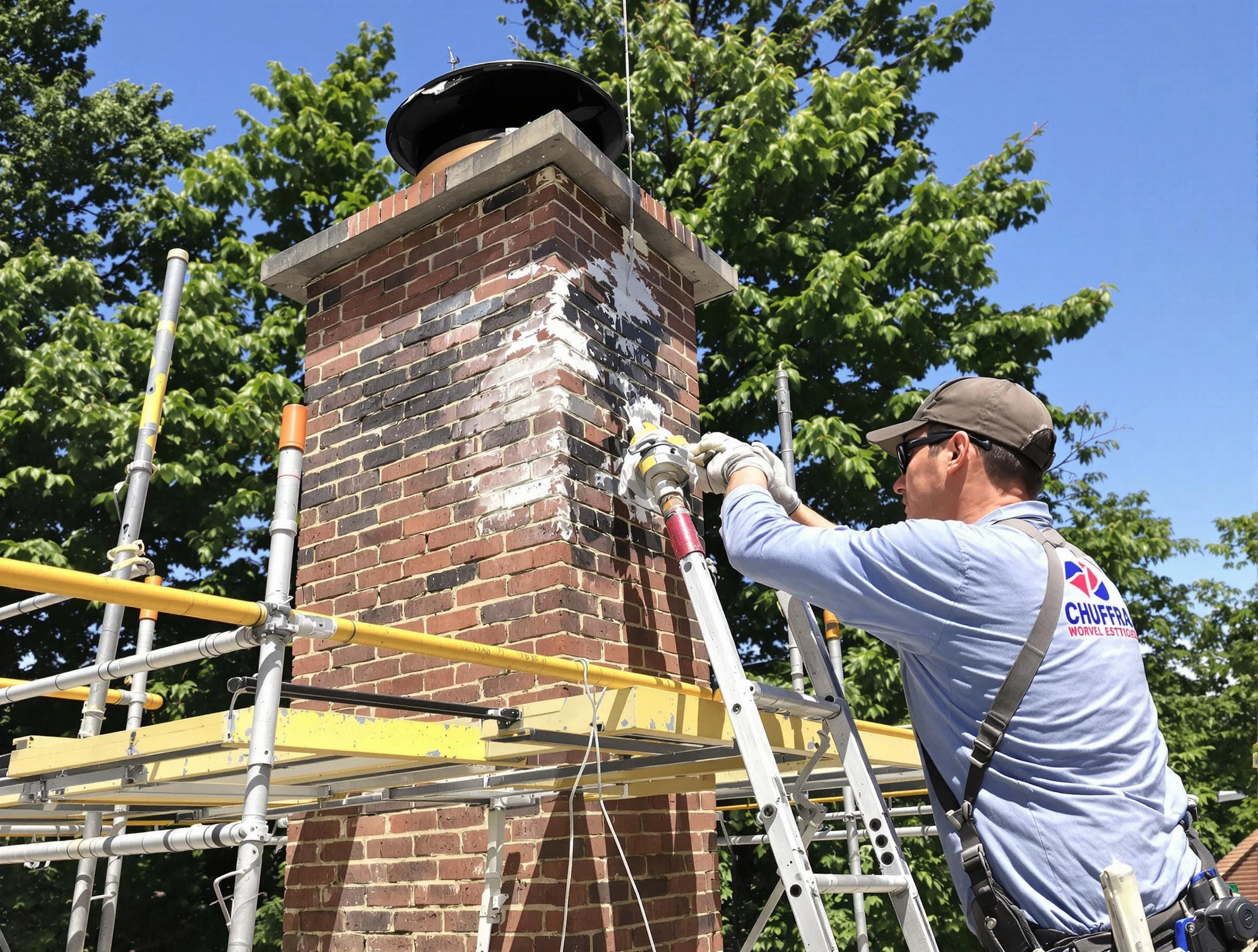 Structural chimney repair by Green Hill Chimney Sweep in Green Hill, TN